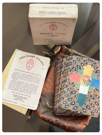 Aleister Crowley Tarot Cards. White Deck A